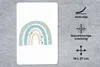 MuchoWow® Mauspad Mousepad Regenbogen - Kinder - Sterne - Produktbild-Vorschau 2