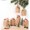 Adventskalender Bastelset 24 Stk Lebkuchenhäuser mit Produktbild-Vorschau 3