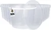 Kunststoffeimer mit Deckel 4L | PP | rund | Transparent 50 Produktbild-Vorschau 2
