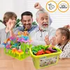 Malplay Bauklötze Blumen Kreative Blöcke Gartenbau Geschenk Produktbild-Vorschau 9
