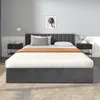 Polsterbett 180x200 cm mit Lattenrost, Samtbett mit hohem Produktbild-Vorschau 4