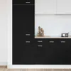 vidaXL Hängeschrank Schwarz Eichen-Optik 30 x 46 x 81,5 cm Produktbild-Vorschau 4
