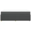 Boxspringbett mit Matratze Dunkelgrau 100x200 cm Stoff Produktbild-Vorschau 5