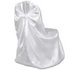 6 x housses de chaises pour banquet de mariage blanc Voir les images du produit 2