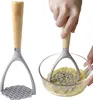 Kartoffelpresse aus Edelstahl mit Holzgriff, leichtes, Produktbild-Vorschau 2