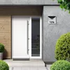 MeLiTec Solar-Hausnummer SH04, moderne LED-beleuchtete Produktbild-Vorschau 6