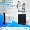 6" Badlüfter Wandventilator mit Feuchtigkeitssensor & Produktbild-Vorschau 4