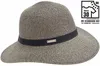 Seeberger knautschbarer Borten-Sommerhut Flapper mit UV-Schutz 30 in braun