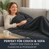 Betz Kuscheldecke Flauschig Sofa Fleecedecke Teddy - Produktbild-Vorschau 4
