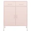 vidaXL Szafka do przechowywania różowa 80x35x101,5 cm Podgląd zdjęcia produktu 1