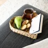 Deko Tablett Dekoschale geflochten aus Wasserhyazinthe herzförmig 2er Set HMF 37265-S2 Deko Produktbild-Vorschau