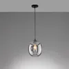 Fischer & Honsel Nayla Pendelleuchte E27 Glas rauchfarben Produktbild-Vorschau 7