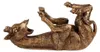 Clayre & Eef Flaschenhalter Giraffe 33x13x16 cm Goldfarbig Produktbild-Vorschau 1