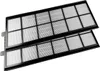 Two air filters stacked on top of each other against a white background. Voir les images du produit