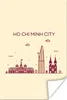MuchoWow® Poster Vietnam - Skyline - Ho Chi Minh 80x120 cm Produktbild-Vorschau 1