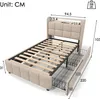 Flieks Polsterbett 90x200cm mit USB und Steckdosen, Produktbild-Vorschau 7