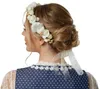 Blumenkranz und Armreif Hochzeit - grün/weiß Produktbild-Vorschau 4