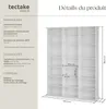 Étagère bibliothèque Stevie 105,5x19x136,5cm - blanc mat Voir les images du produit 6