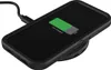 A black iPhone in a black Otterbox Defender case is wirelessly charging on a black charging pad. The phone screen shows it is 75% charged. Anteprima dell’immagine prodotto