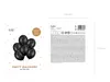 Luftballons Fledermäuse 30cm schwarz gold 6er Set Produktbild-Vorschau 3