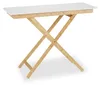 Relaxdays Klapptisch höhenverstellbar, Bambus & MDF, HBT Produktbild-Vorschau 9