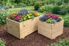 Blumenkasten Holz 30x30x28 cm – Kleiner Quadratischer Produktbild-Vorschau 5