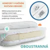 be4home oválná dětská matrace do kolébky 89 x 50 cm, Náhled obrázku produktu 4