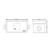 10x flexibilná krabica na povrchovú montáž 80x45x41mm IP54 Náhľad obrázku produktu 4