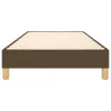 vidaXL Struttura letto Boxspring marrone scuro 80x200 cm in Anteprima dell’immagine prodotto 4