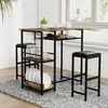 3 stk. Set | Søjletabel | Dimensioner Tabel ca. H. 93 x B. Produktbild-Vorschau 3
