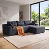 GLP Modulares Ecksofa 256 cm aus Cord, 4-Sitzer mit Produktbild-Vorschau 14