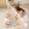 Holz Laufstall Baby 160×180 cm & Luxe Spielmatte (4 cm) – Produktbild-Vorschau 10