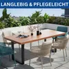 DanDiBo 2x gambe del tavolo in metallo nero 72 x 62 cm Anteprima dell’immagine prodotto 8