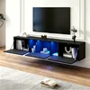 Mobile TV MODFU, finitura lucida, 180 cm, mobile TV sospeso Anteprima dell’immagine prodotto 3
