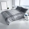 Baumwolle Renforce Bettwäsche Set 155x220 cm Grau Anthrazit Produktbild-Vorschau 5