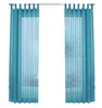 2er-Pack Gardinen Transparent Vorhang Set Wohnzimmer Voile Produktbild-Vorschau 2