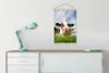 MuchoWow® Textilposter Kuh - Bauernhof - Gras - Tiere 60x90 Produktbild-Vorschau 3