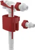 A toilet fill valve with a red housing and white components, shown against a white background. Náhľad obrázku produktu