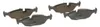 Bosch Bremsbelagsatz, Scheibenbremse Hinterachse 0 986 466 Produktbild-Vorschau 8