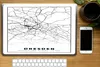 MuchoWow® Laptop Aufkleber Sticker Cover Karte - Dresden - Produktbild-Vorschau 2