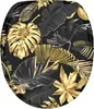 SANILO® WC-bril Golden Leaves, toiletdeksel rechtstreeks Productafbeelding-voorbeeld 1