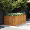 vidaXL Hochbeet 196x100x69 cm Cortenstahl Produktbild-Vorschau 1