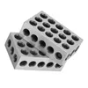 2 blocs 25 x 50 x 75 mm avec 23 trous, bloc de fraisage Voir les images du produit 5