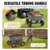 Wózek transportowy VEVOR, wózek ogrodowy z łatwą w montażu Podgląd zdjęcia produktu 3