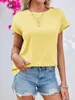 Sommerliches Damen-T-Shirt, Kurzarm, Rundhalsausschnitt, Produktbild-Vorschau 4