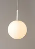 Lampa wisząca biała minimalistyczna nowoczesna szklana Podgląd zdjęcia produktu 6