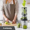 AMZCHEF Entsafter mit 113MM Einfüllöffnung, 1,8 L Slow Produktbild-Vorschau 8