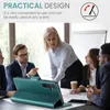 A group of people in a meeting discussing something around a table, with a product case in the foreground. Produktbild-Vorschau