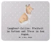 Mr. & Mrs. Panda Mouse Pad Langhaar Collie Treue - Grau Produktbild-Vorschau 1