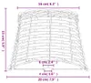 vidaXL Tienidlo na svietidlo hnedé Ø20x15 cm Wicker Náhľad obrázku produktu 7